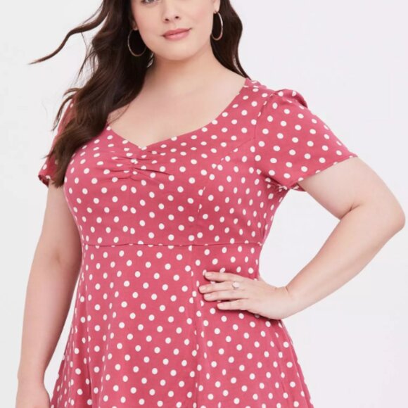 Torrid Babydoll Stretch Challis Top - Picture 6 of 6